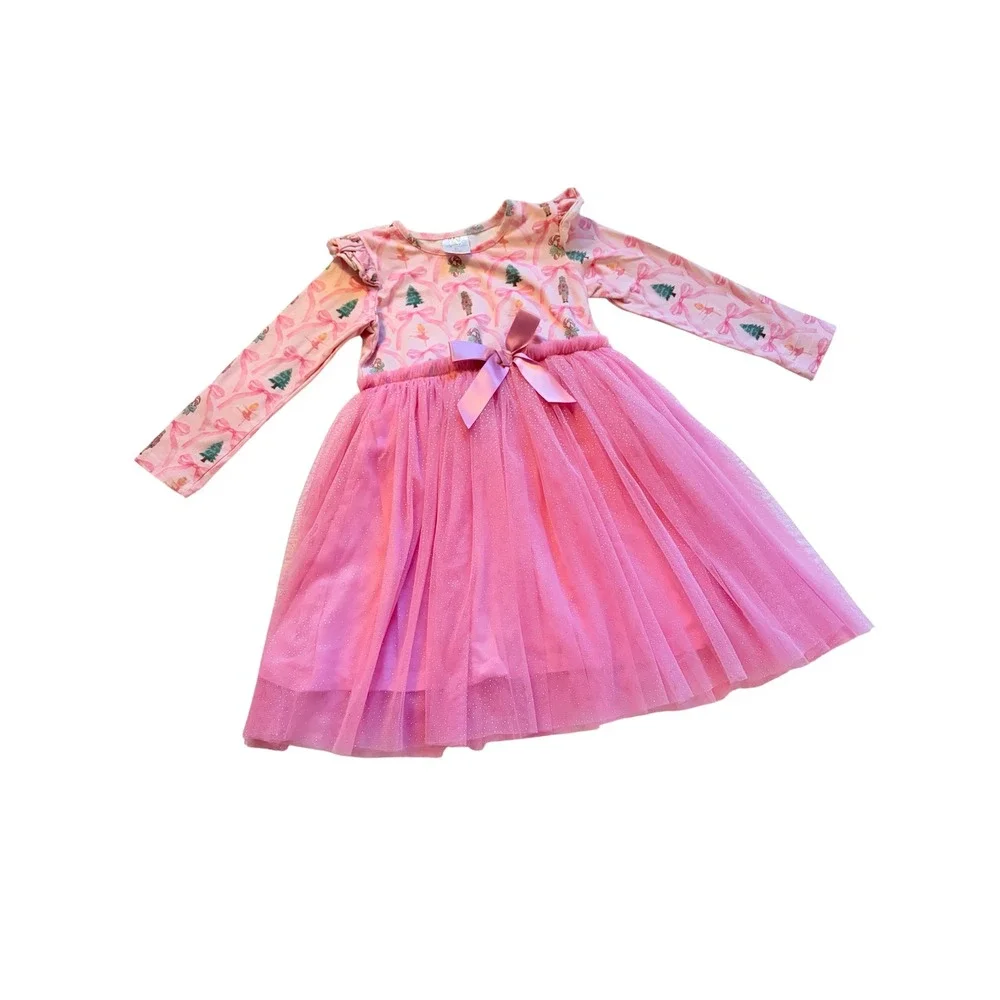 Sweet Wink Little Girl's Long Sleeve Nutcracker Trellis Tutu Tress Size 6Y